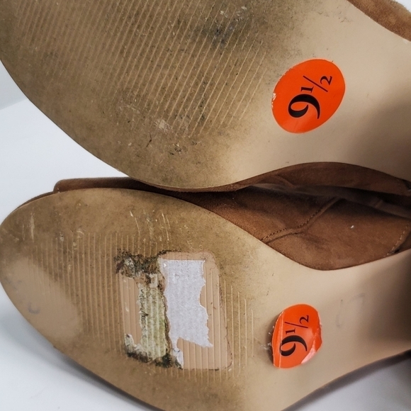 Carlos Santana Jasper 2 Fringe Peep Toe Bootie Size 9.5 - Picture 12 of 12